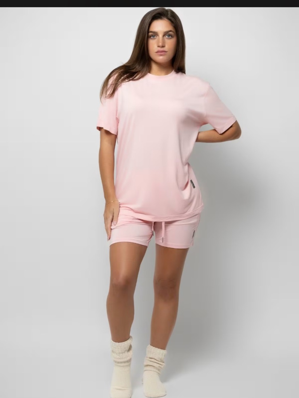 Women's Relaxed Short Sleeve Tee in Bubblegum